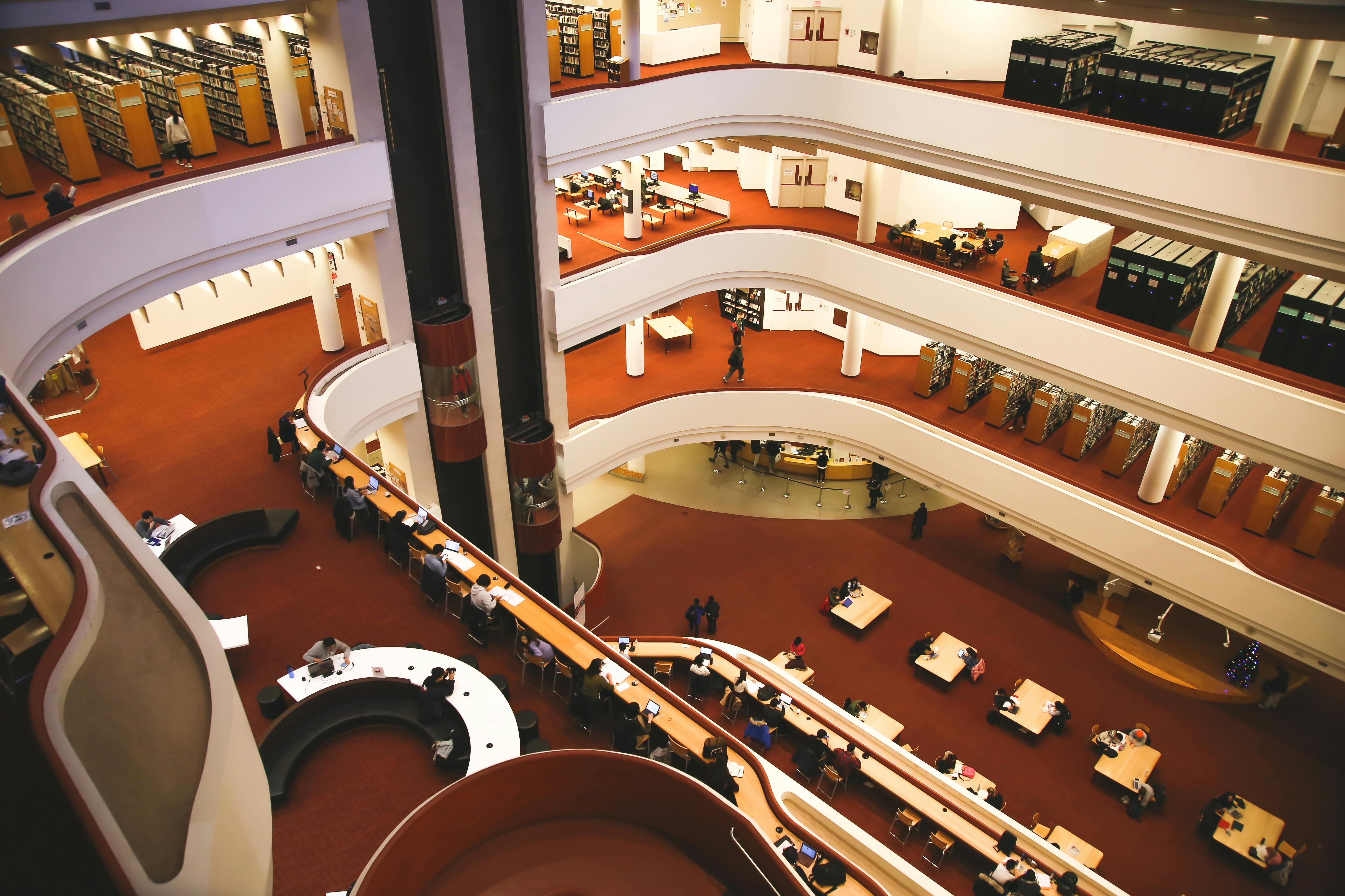 Photo taken inside Toronto's Reference Library